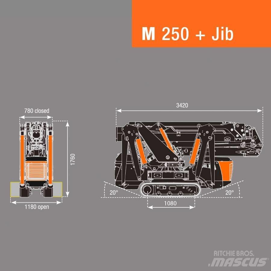 BG Lift M250 Mini cranes