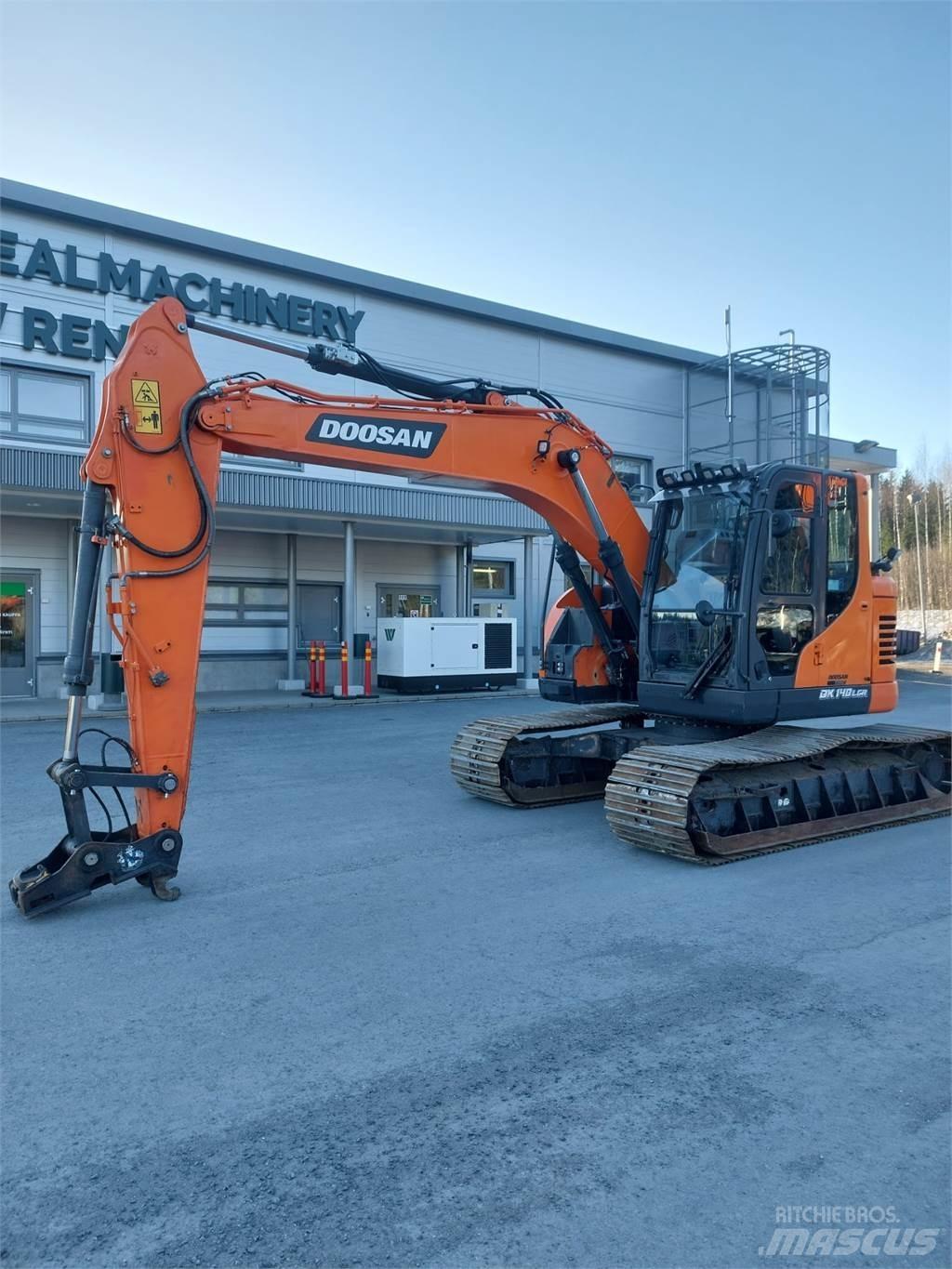 Doosan DX 140LCR 7 Crawler excavators