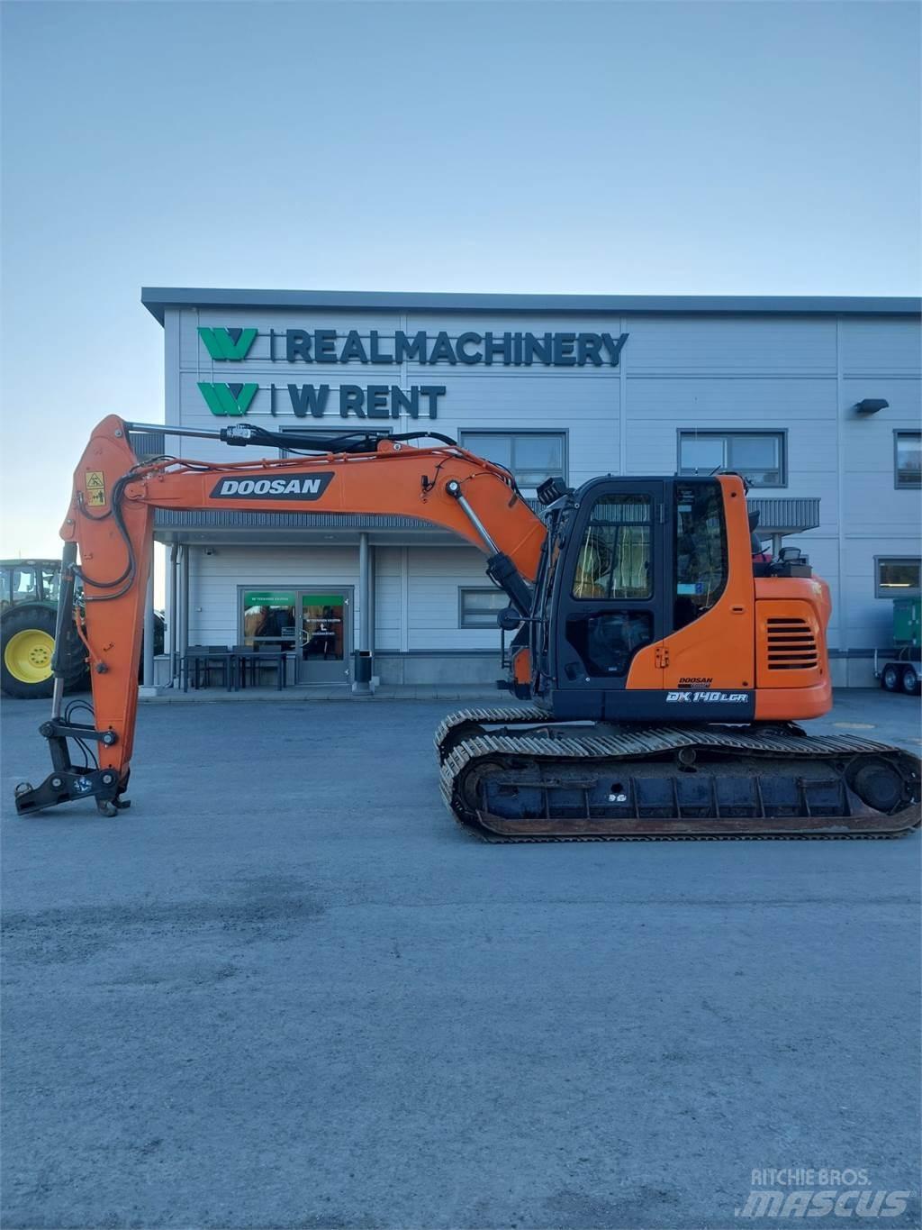 Doosan DX 140LCR 7 Crawler excavators