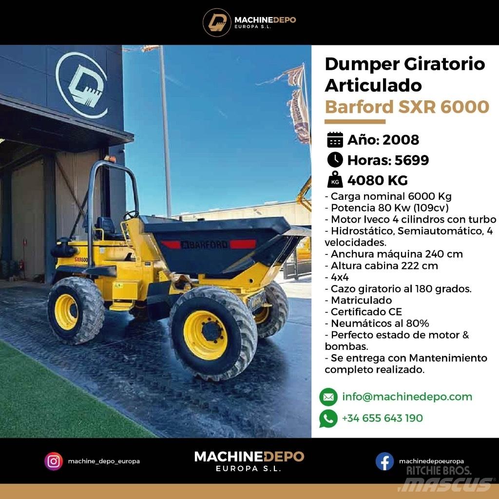 Barford SX R 6000 Site dumpers