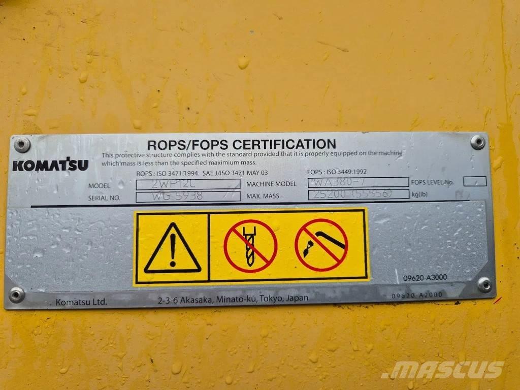 Komatsu WA 380 - 7 Wheel loaders