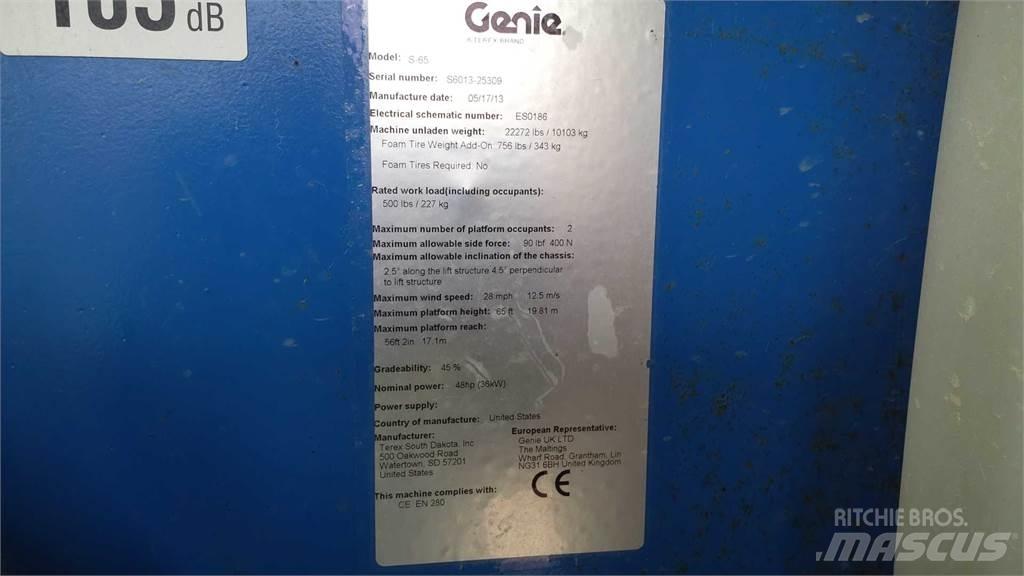 Genie S65 Telescopic boom lifts