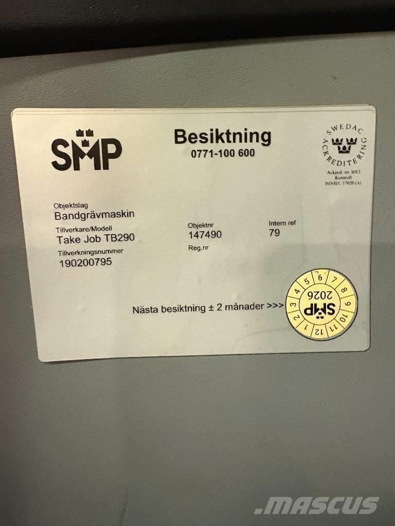 Takeuchi TB290 Mini excavators  7t - 12t