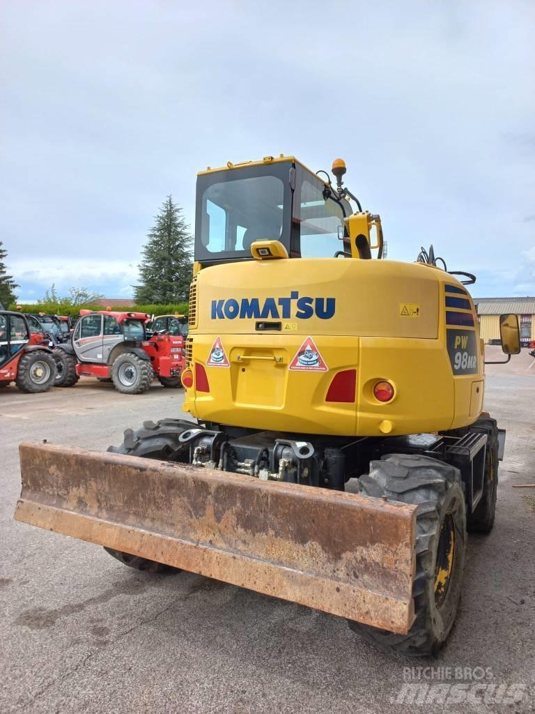 Komatsu PW 98 MR Wheeled excavators