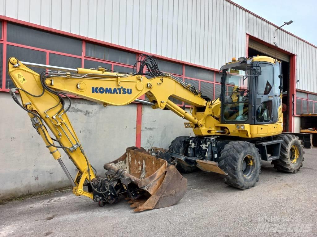 Komatsu PW 98 MR Wheeled excavators