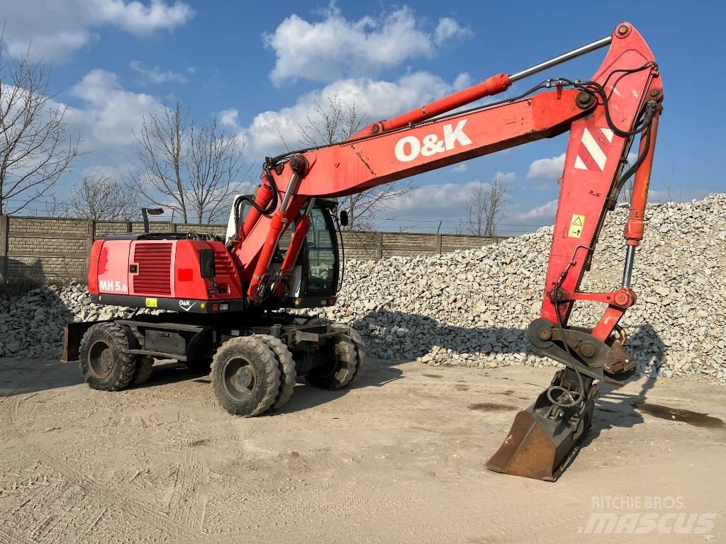 O&K MH 5.6 Wheeled excavators