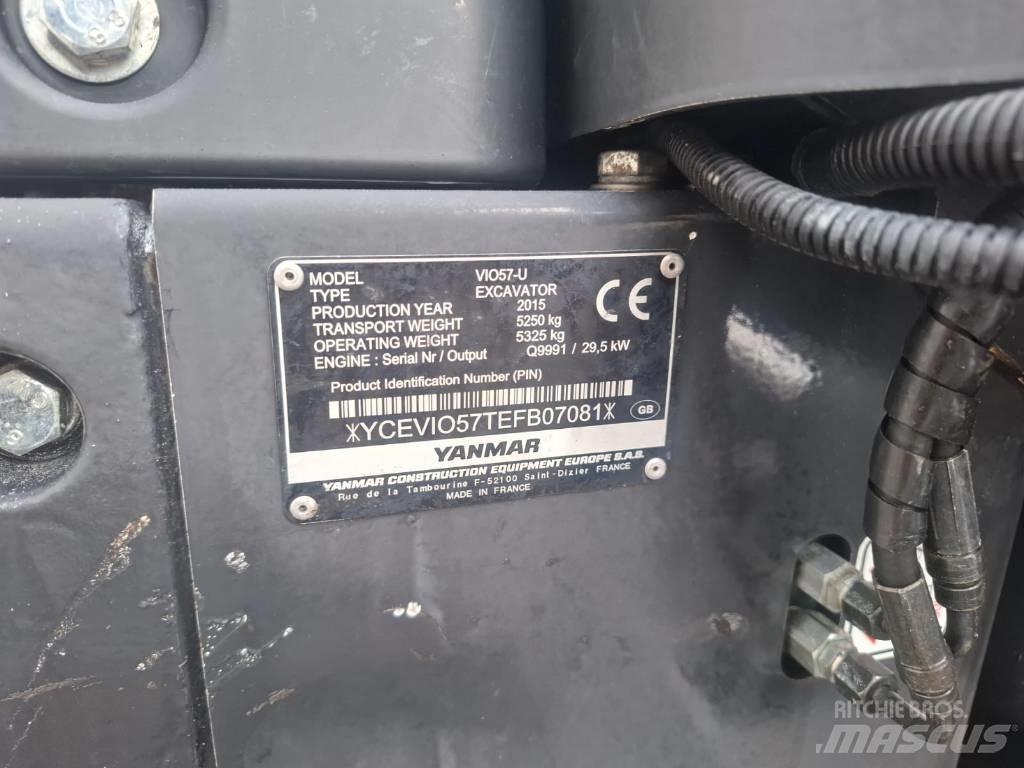 Yanmar Vio 57-U Mini excavators < 7t (Mini diggers)