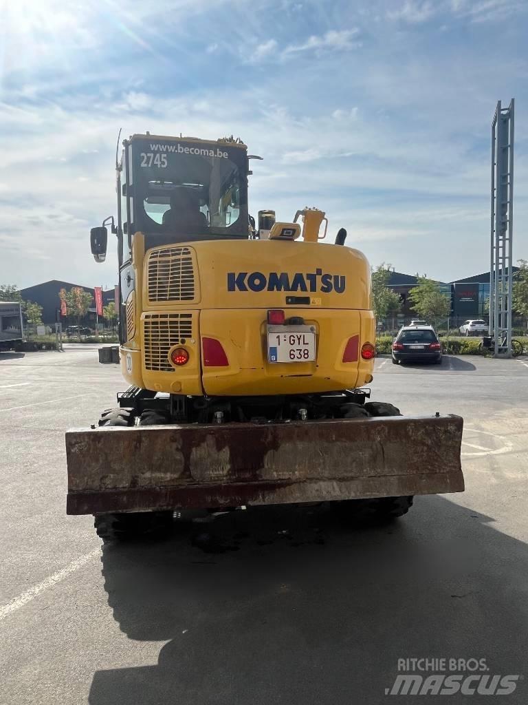 Komatsu PW98MR-10 Wheeled excavators