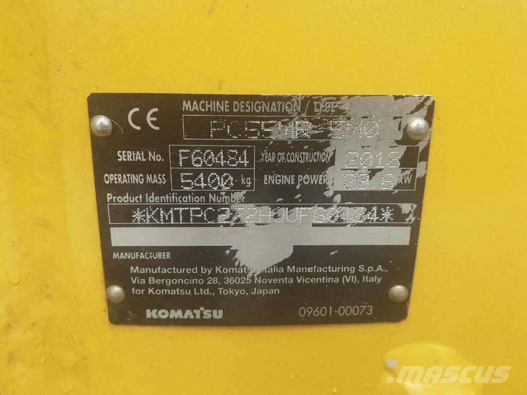 Komatsu PC 55 MR-5 Crawler excavators