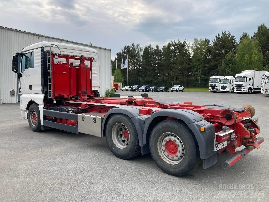 MAN TGX 26.500 6X2 Hook lift trucks