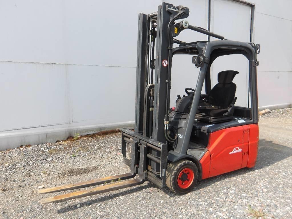 Linde E 16 Electric forklift trucks