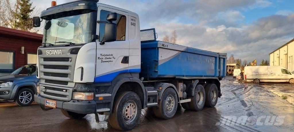 Scania R 480 8x4 Skip bin truck