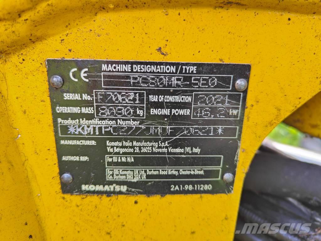 Komatsu PC 80 MR-5 Mini excavators  7t - 12t
