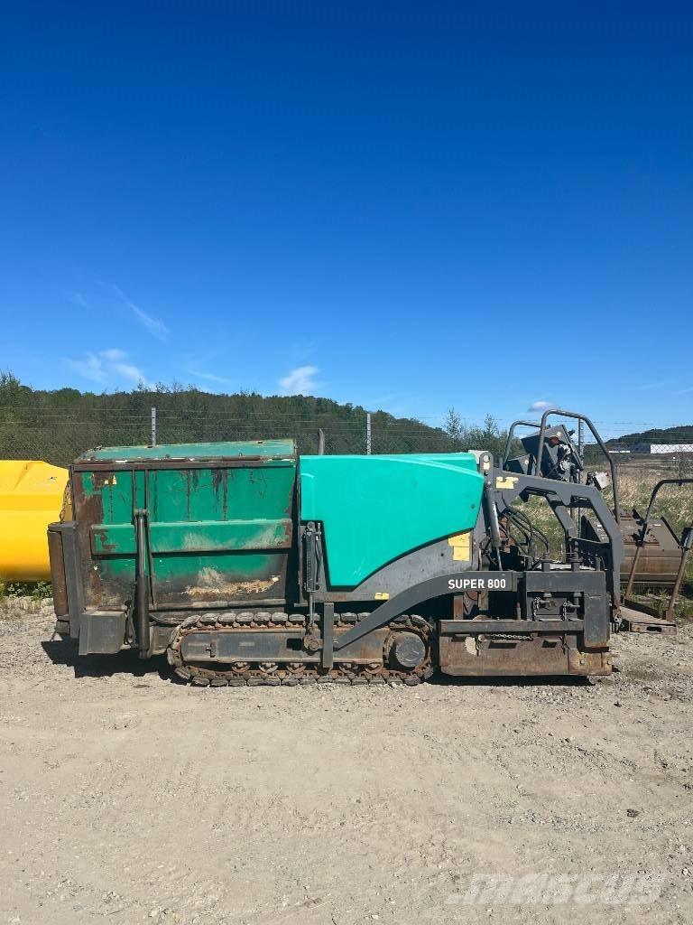 Vögele Super 800 Asphalt pavers