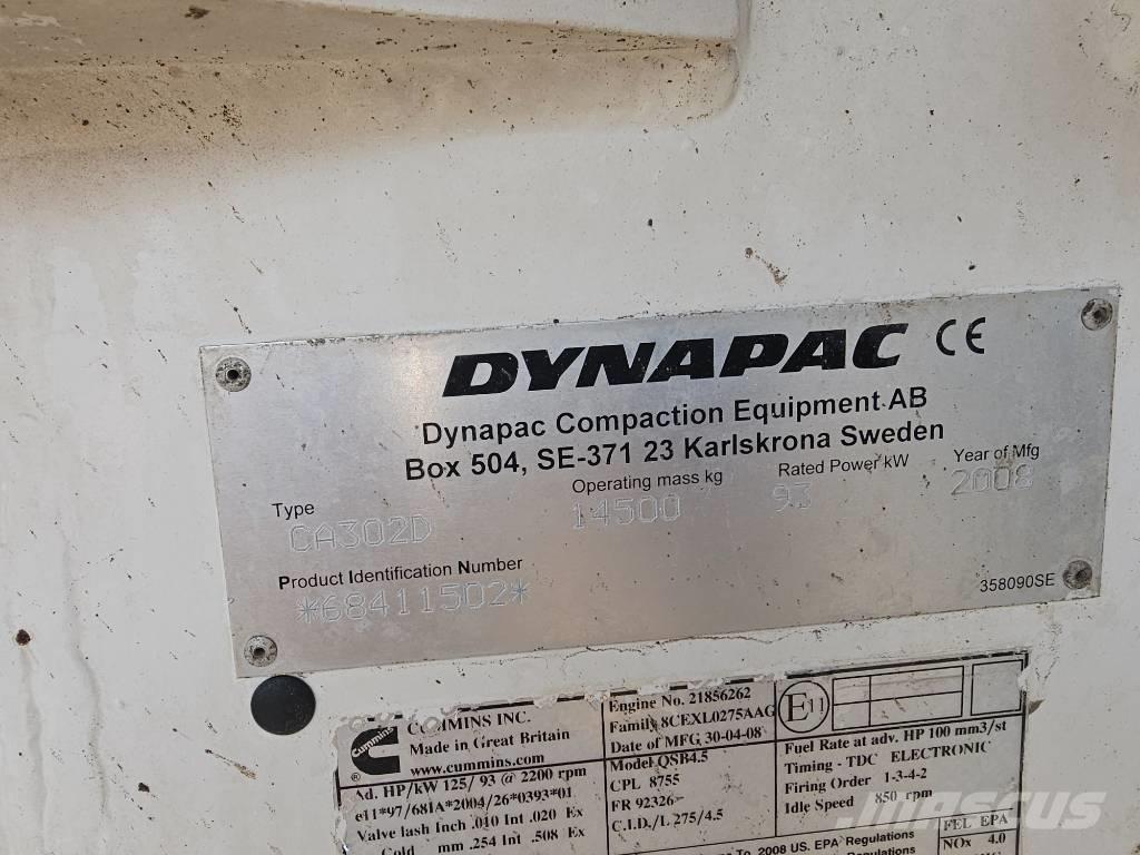 Dynapac CA 302 D Single drum rollers