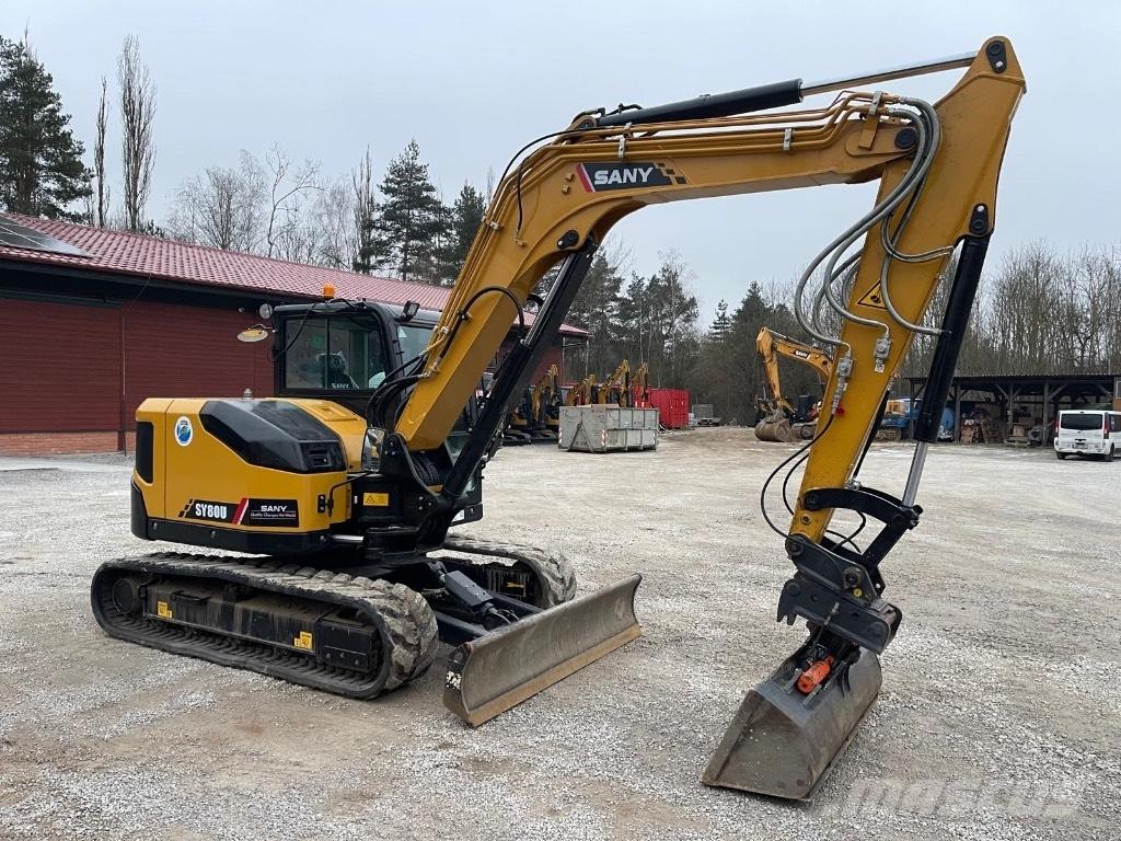 Sany SY 80 U Mini excavators  7t - 12t