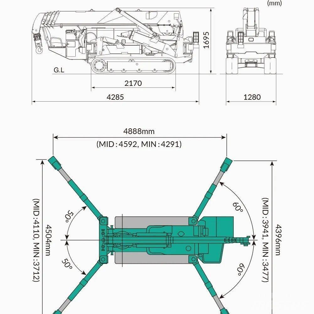 Maeda MC305CRME-3 Mini cranes