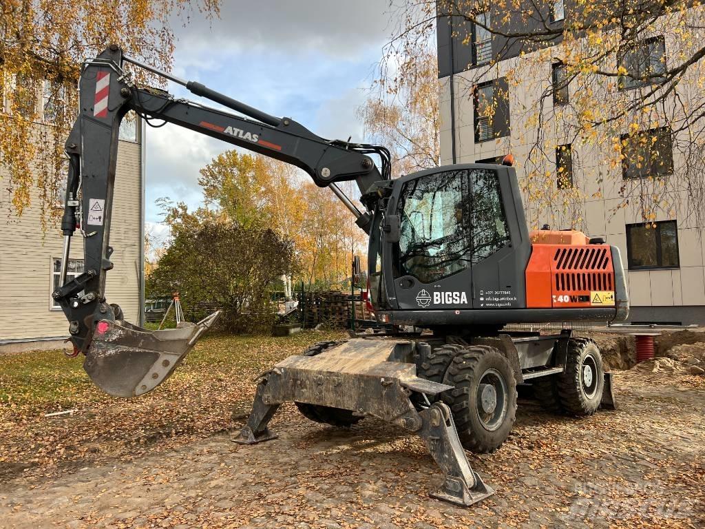 Atlas 140 W Wheeled excavators