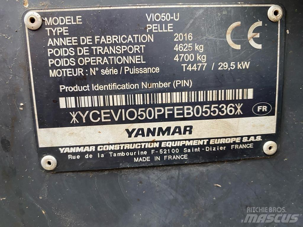 Yanmar Vio 50 U Mini excavators < 7t (Mini diggers)