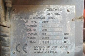 Sandvik DI 600 Surface drill rigs
