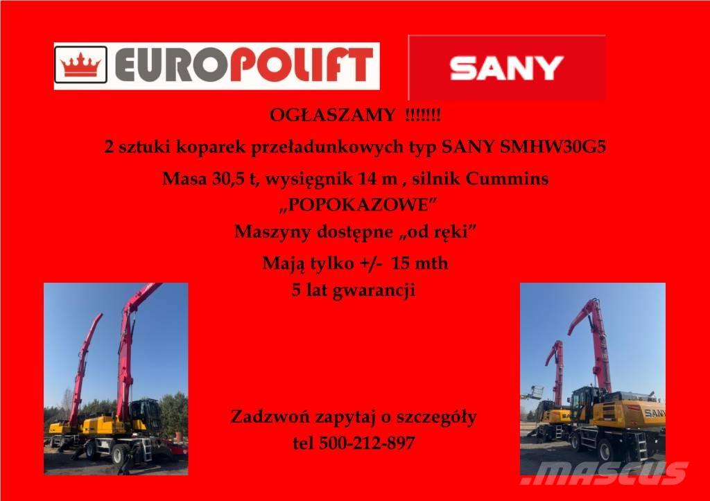 Sany SMHW 30 G5 Waste / industry handlers