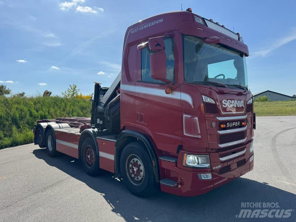 Scania R 500 CB Truck mounted cranes