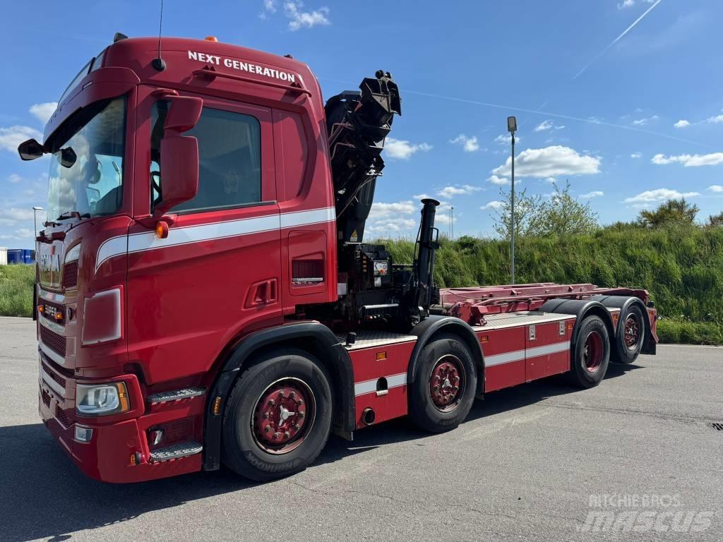 Scania R 500 CB Truck mounted cranes