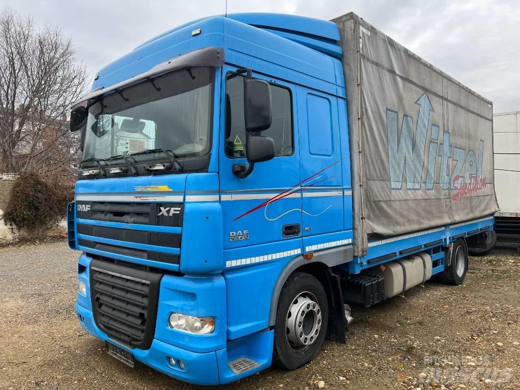 DAF XF105.410 Curtain sider trucks