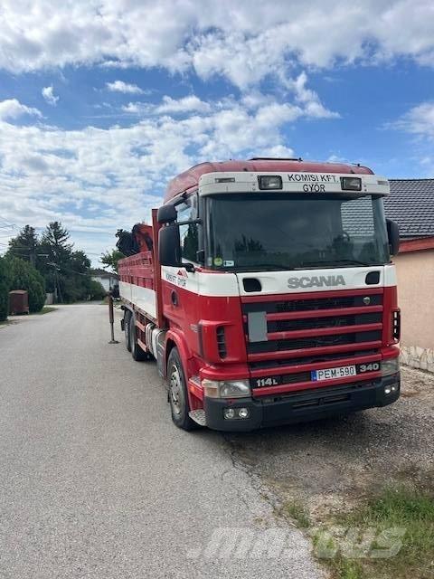 Scania R 114 Truck mounted cranes