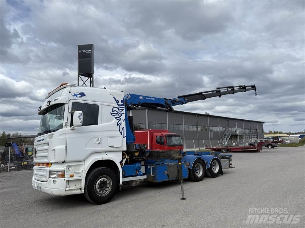 Scania R420 6X2 Truck mounted cranes