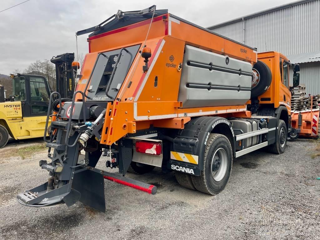 Scania P 410 Sand and salt spreaders