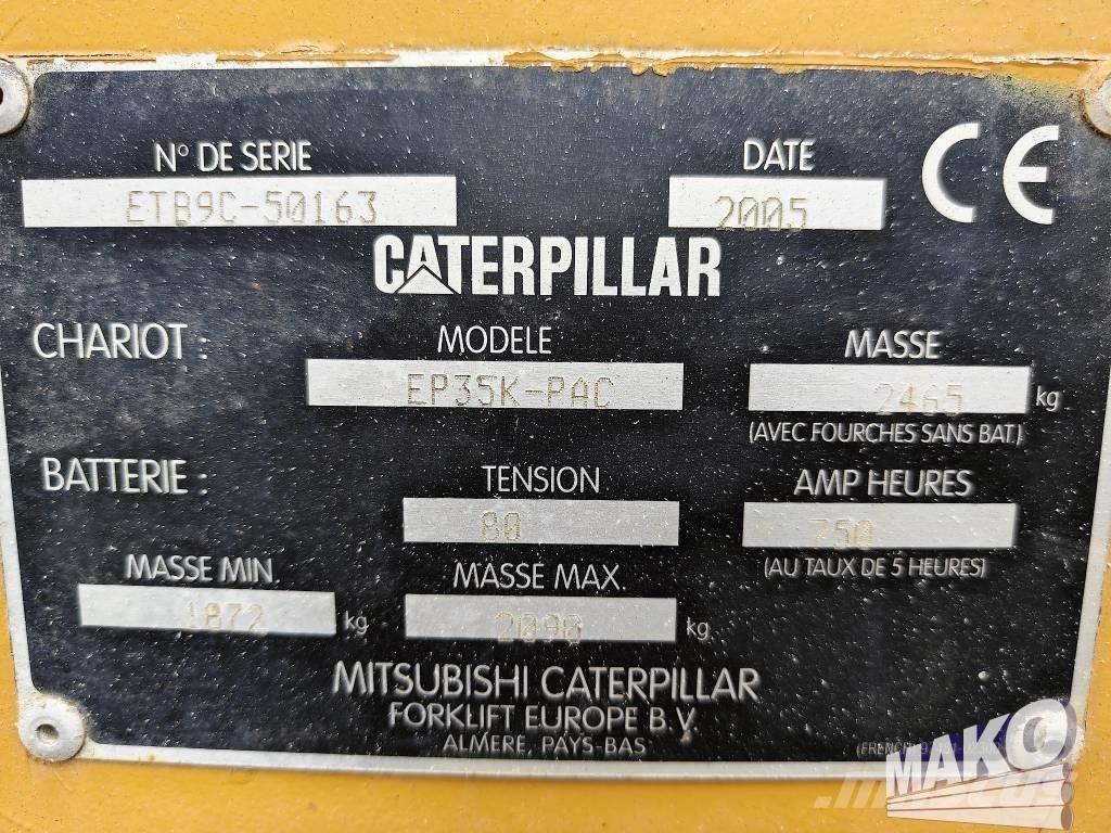 CAT EP 35 K PAC Electric forklift trucks