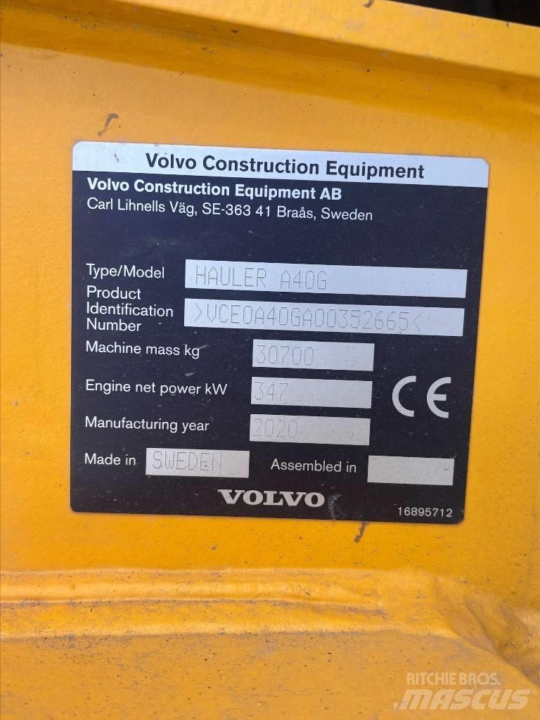 Volvo A40G Articulated Haulers