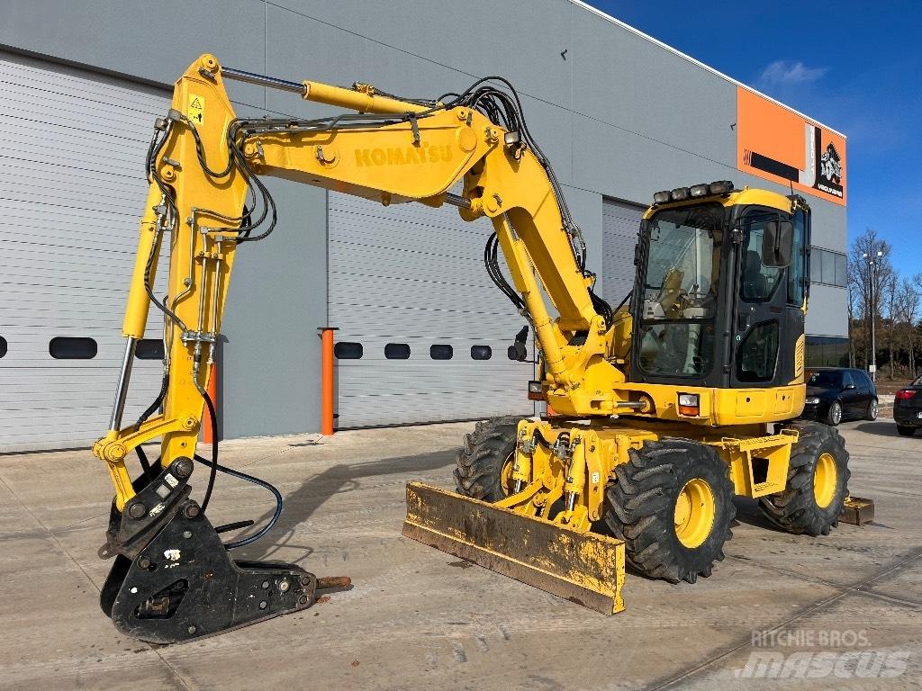 Komatsu PW 98 MR-8 Wheeled excavators