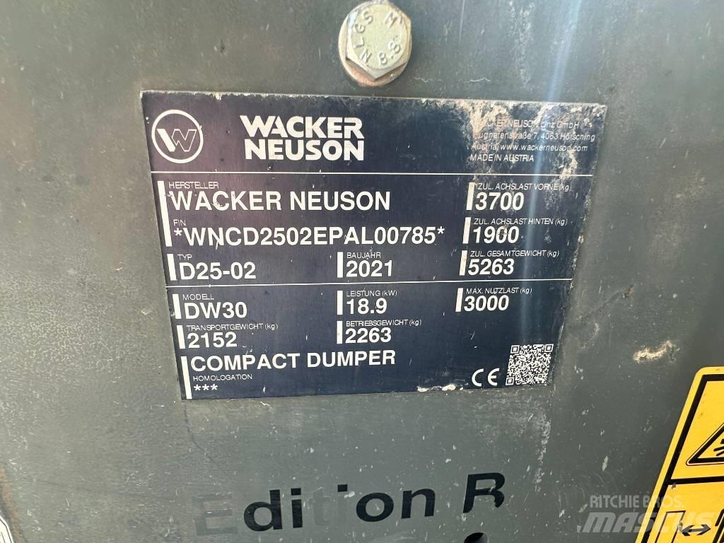 Wacker Neuson DW 30 Site dumpers