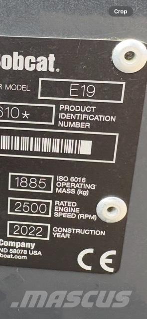 Bobcat E 19 Mini excavators < 7t (Mini diggers)