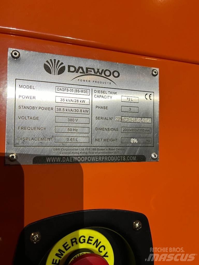 Daewoo Dagfs-35 Diesel Generators