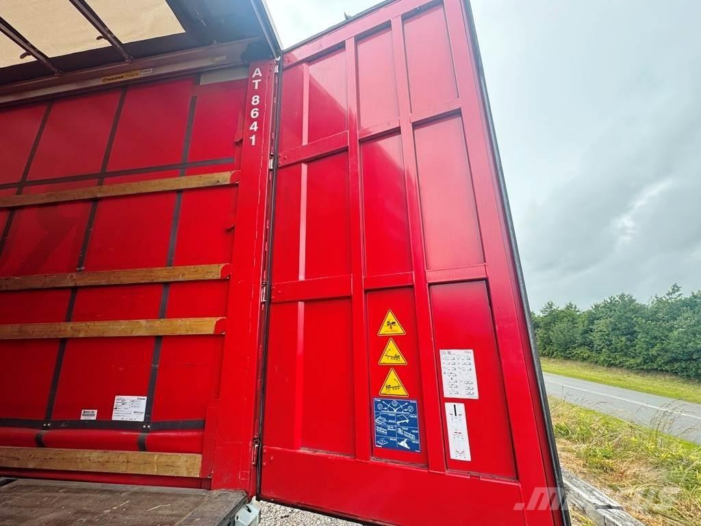 Krone 3 aksl. Curtain sider semi-trailers