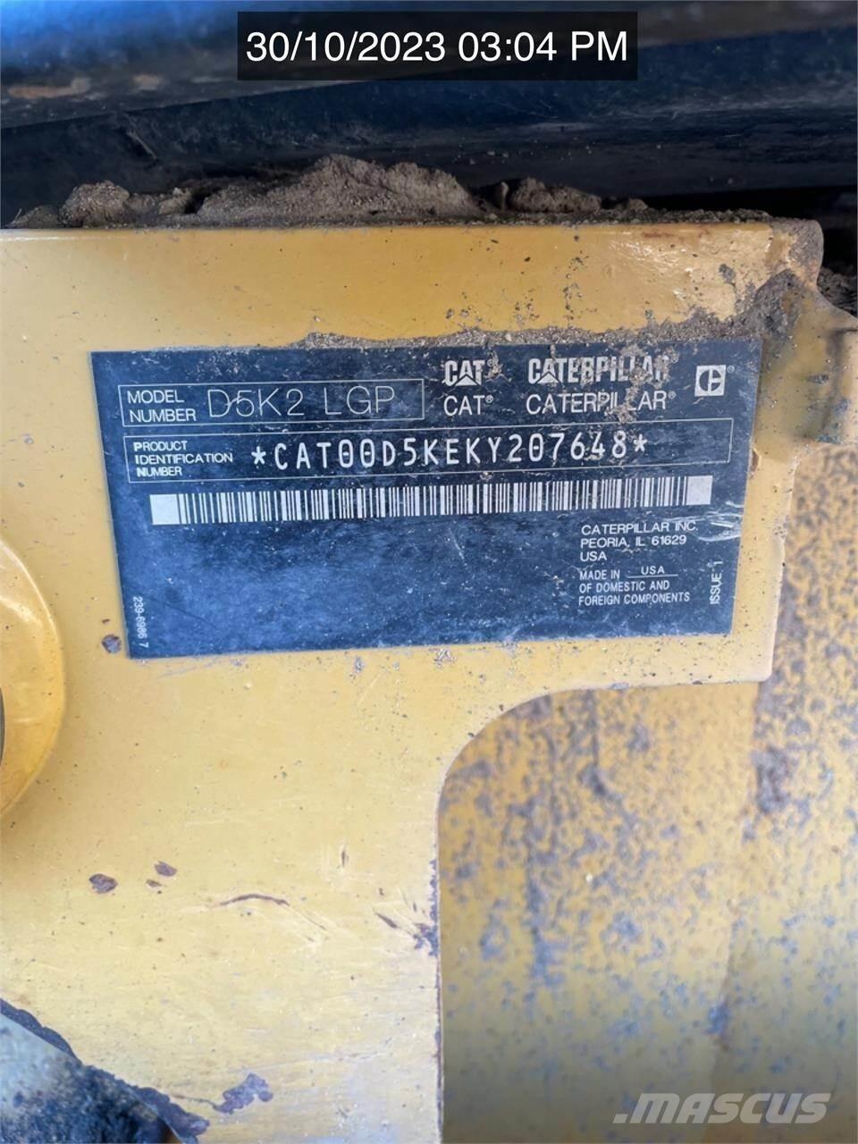 CAT D5K2 LGP Crawler dozers