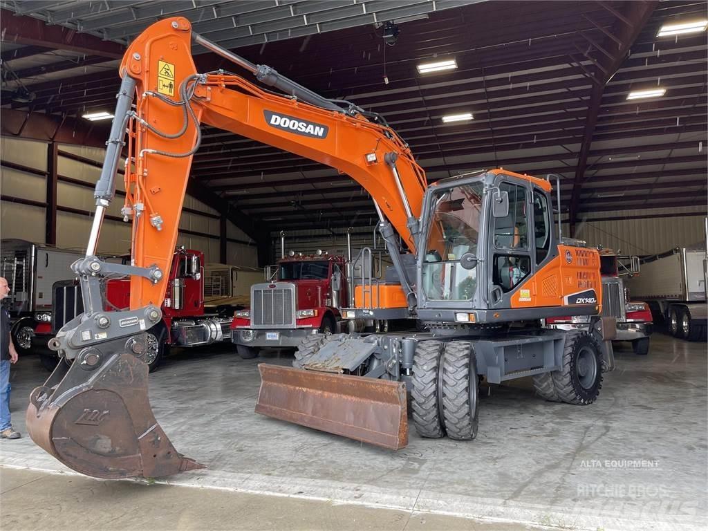 Doosan DX140W-5 Wheeled excavators