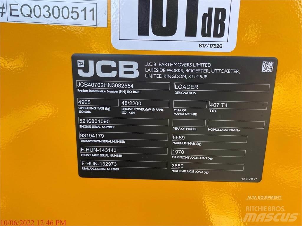 JCB 407 Wheel loaders