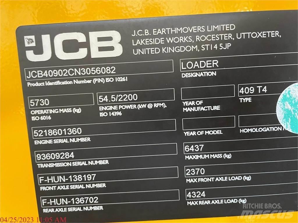 JCB 409 Wheel loaders