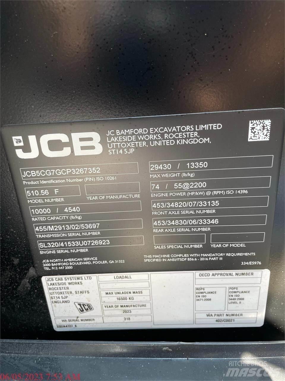 JCB 510-56 Telescopic handlers