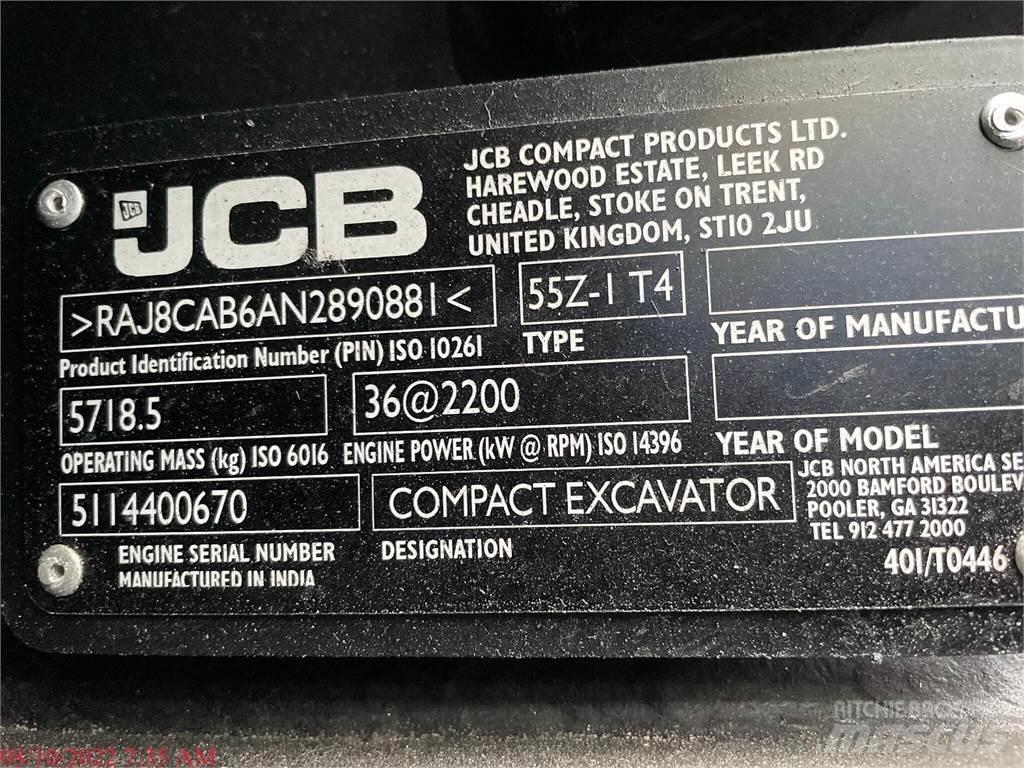 JCB 55Z-1 Mini excavators < 7t (Mini diggers)