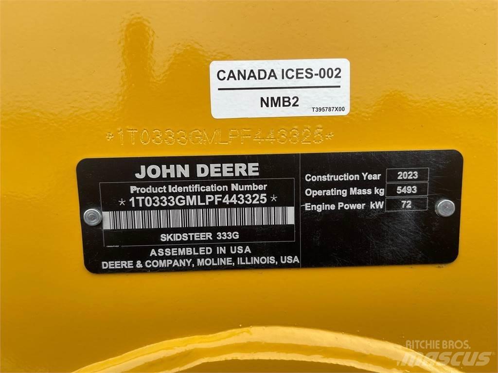 John Deere 333G Forestry mulchers
