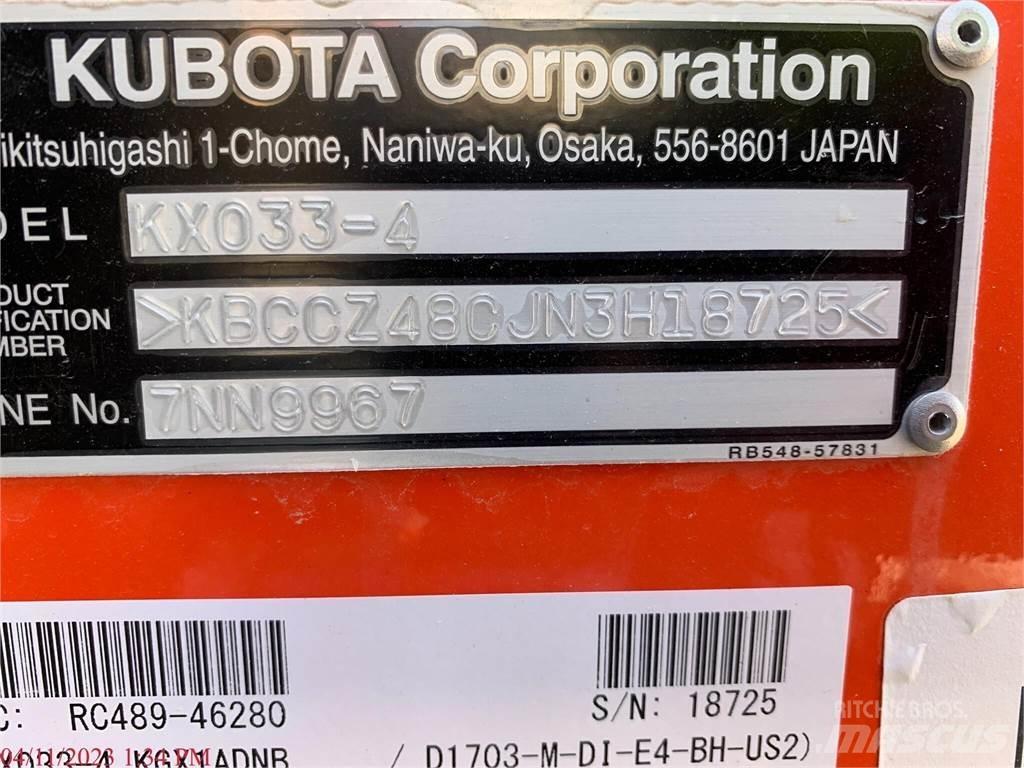 Kubota KX033-4 Mini excavators < 7t (Mini diggers)