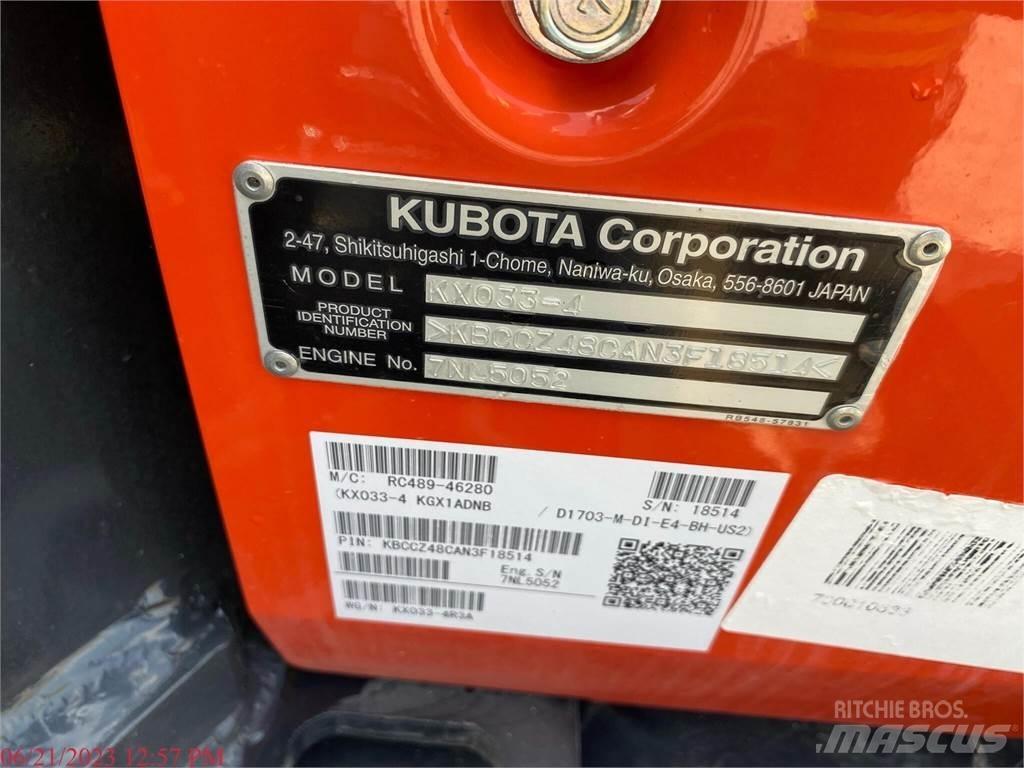Kubota KX033-4 Mini excavators < 7t (Mini diggers)