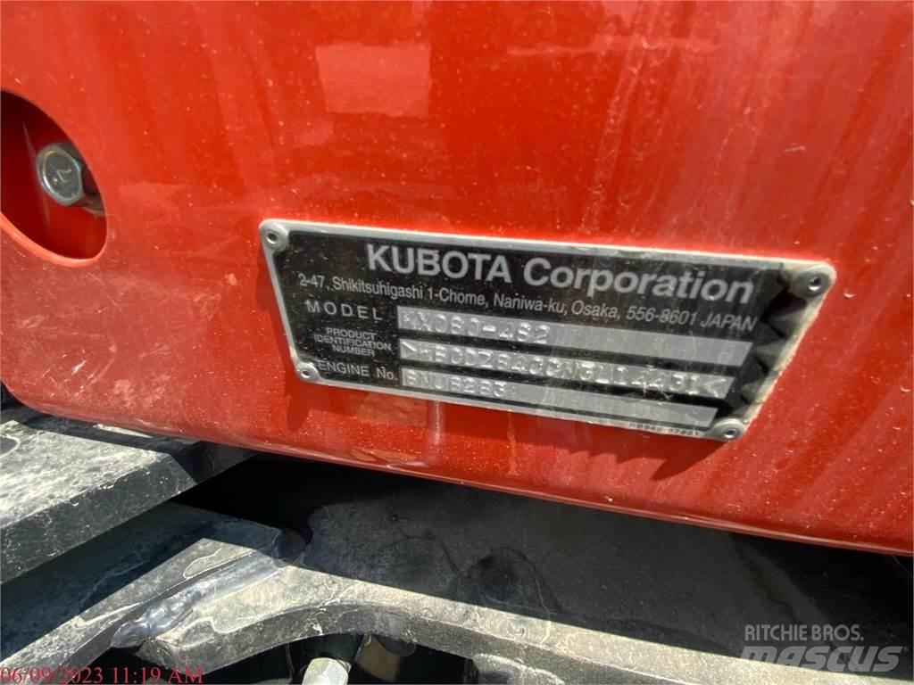 Kubota KX080-4 Crawler excavators
