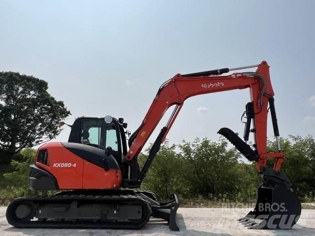 Kubota KX080-4A Crawler excavators
