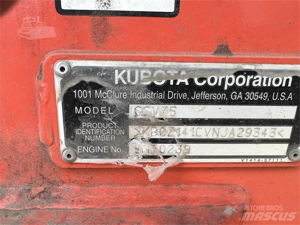 Kubota SSV75 Skid steer loaders